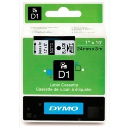 SANFORD DYMO® D1 Standard Labels 1" Black on White 53713